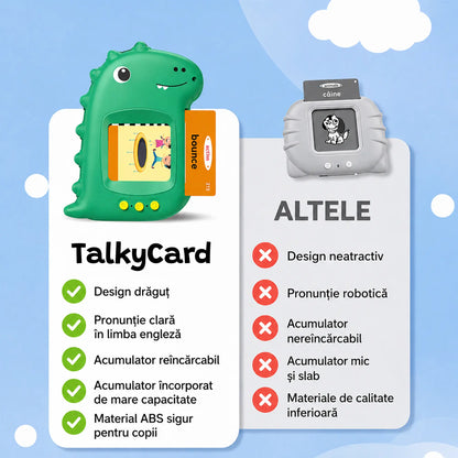 TalkyCard™ Carduri educative de engleză – Primele Cuvinte în Engleză pentru Copii
